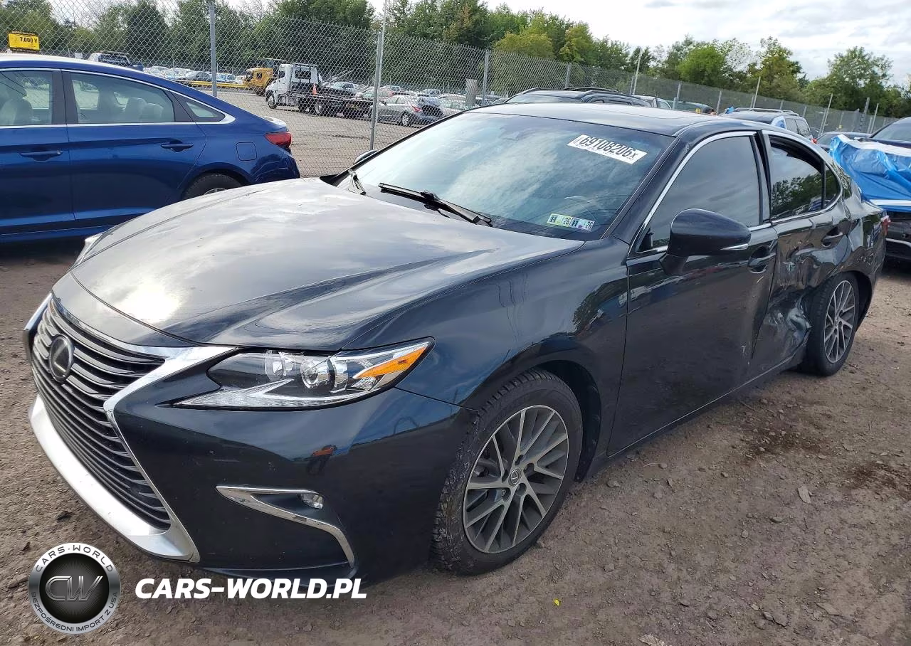 2017 Lexus Es 350 VIN:58ABK1GG1HU037076 - 1