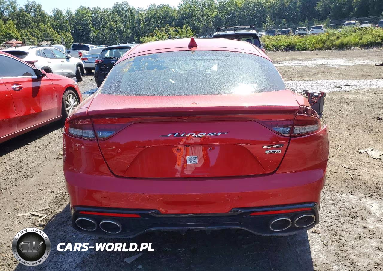 2022 Kia Stinger Gt Line VIN:KNAE35LD2N6116696 - 6