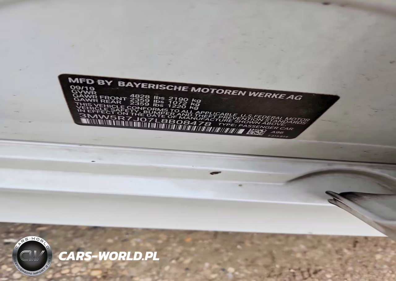 2020 BMW 330Xi VIN:3MW5R7J07L8B08478 - 12