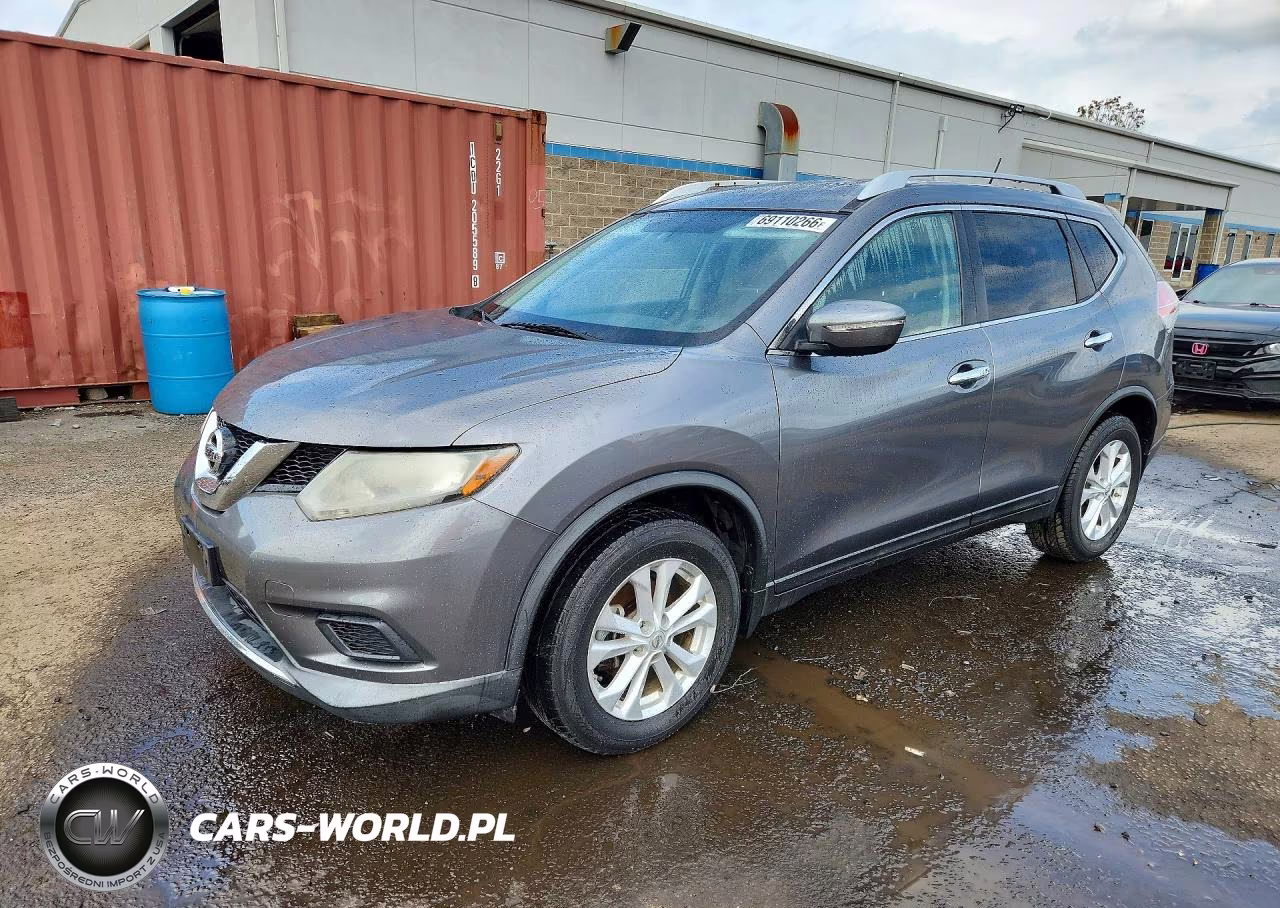 2015 Nissan Rogue Sv VIN:KNMAT2MV1FP542575 - 1