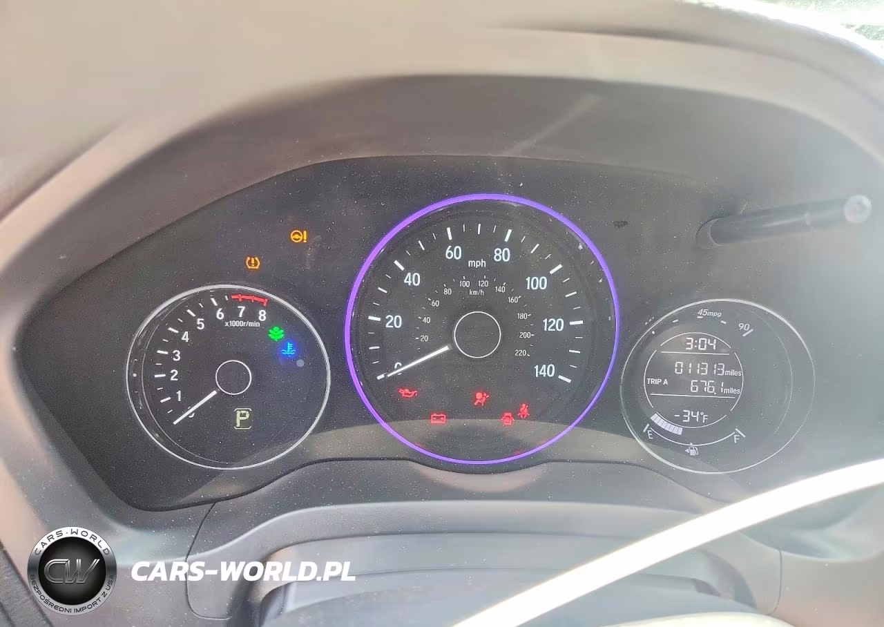 2022 Honda Hr-V Lx VIN:3CZRU5H30NM702308 - 9