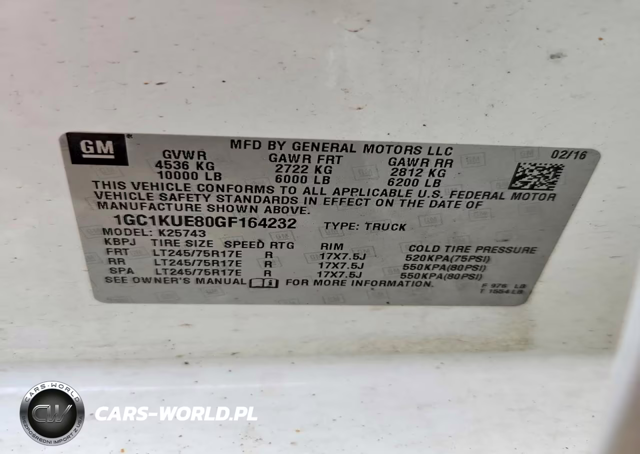 2016 Chevrolet Silverado K2500 Heavy Duty VIN:1GC1KUE80GF164232 - 13
