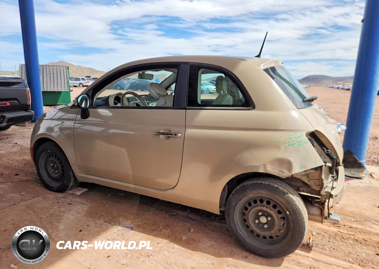 2012 Fiat 500 Pop VIN:3C3CFFAR4CT384744 - 2
