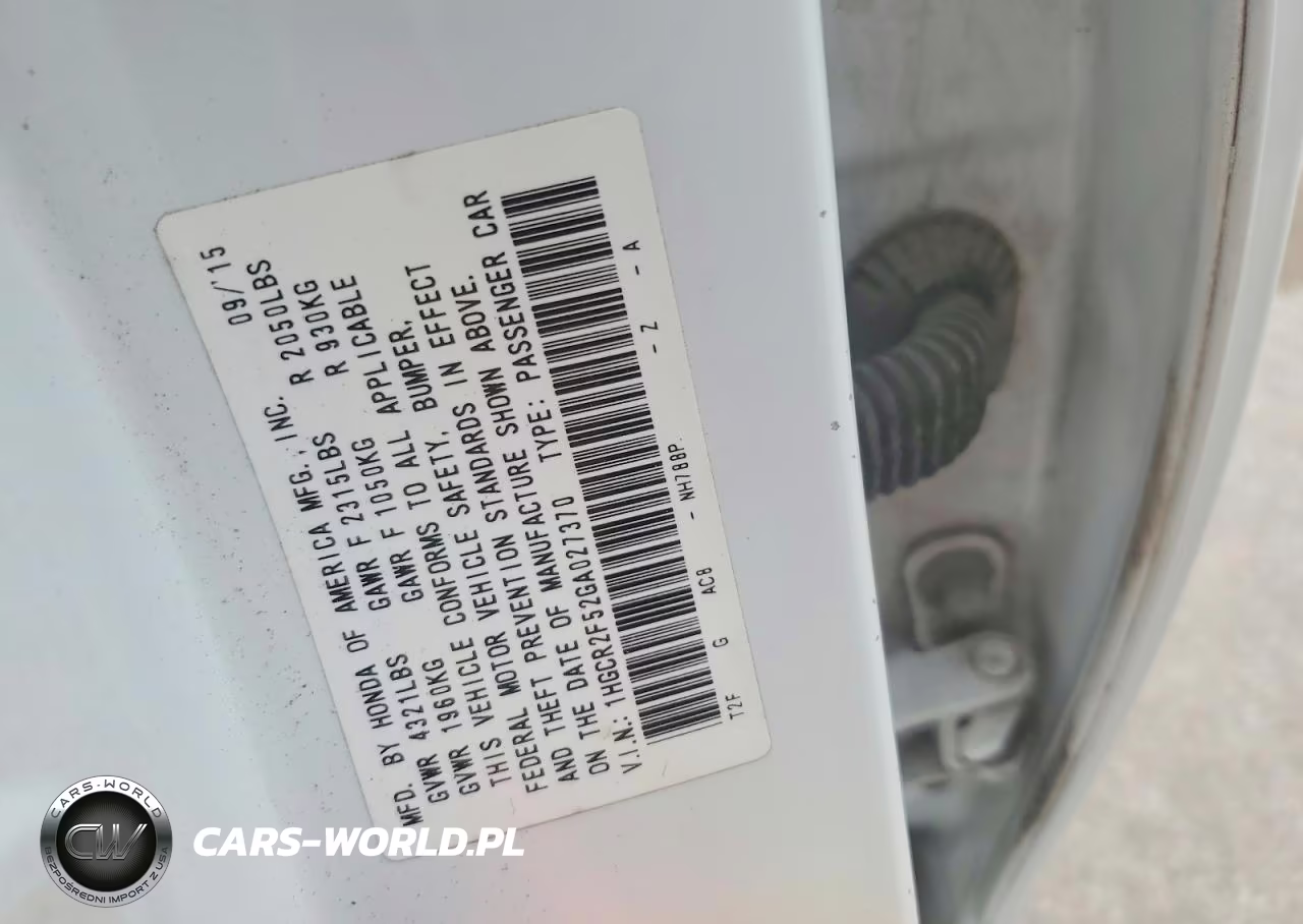 2016 Honda Accord Sport VIN:1HGCR2F52GA027370 - 12