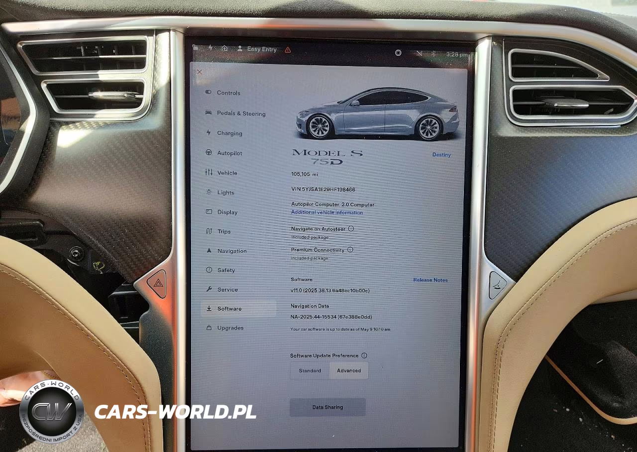 2017 Tesla Model S VIN:5YJSA1E29HF198466 - 9