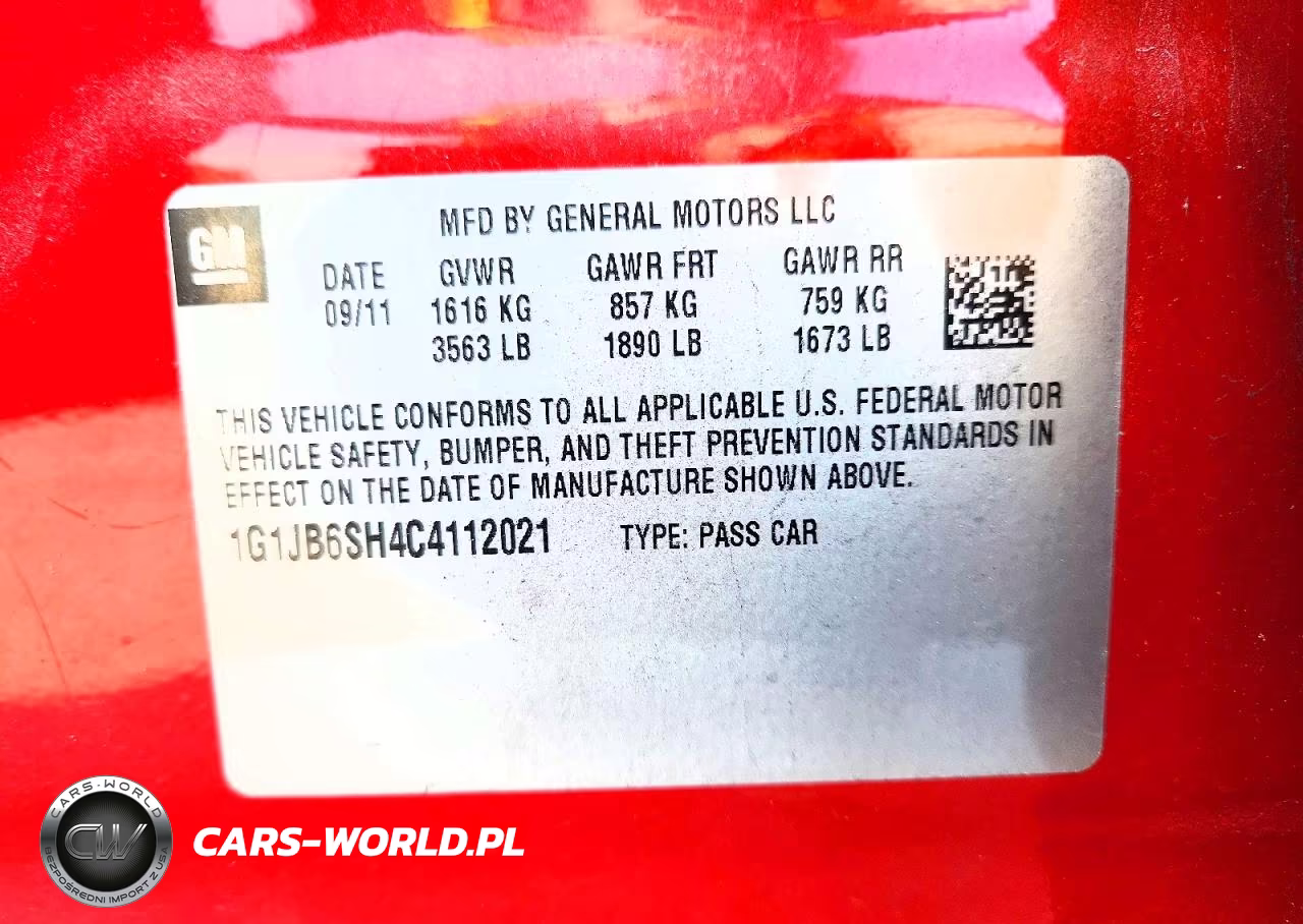 2012 Chevrolet Sonic Ls VIN:1G1JB6SH4C4112021 - 12
