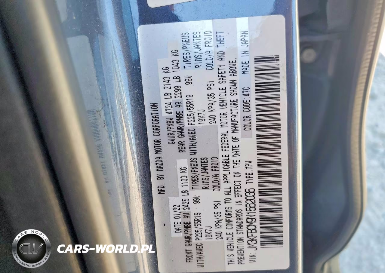 2022 Mazda Cx-5 Preferred VIN:JM3KFBCM9N1562036 - 13