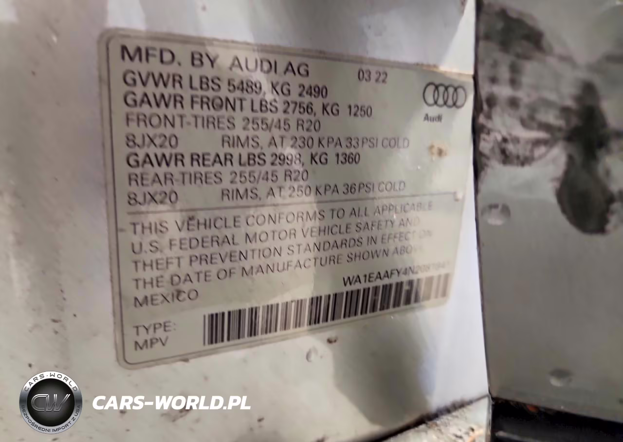 2022 Audi Q5 Premium Plus 45 VIN:WA1EAAFY4N2081841 - 13