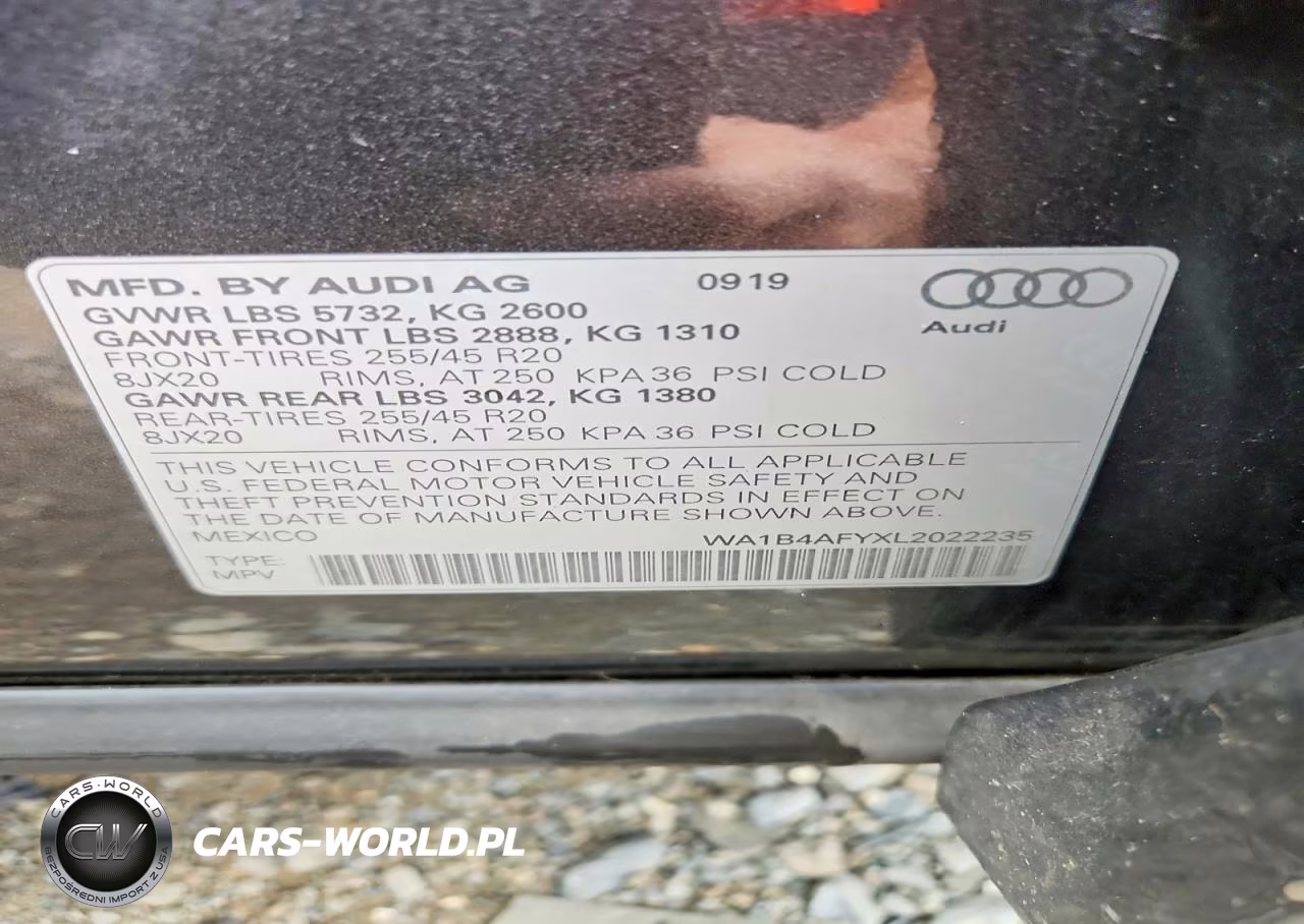 2020 Audi Sq5 Premium Plus VIN:WA1B4AFYXL2022235 - 13