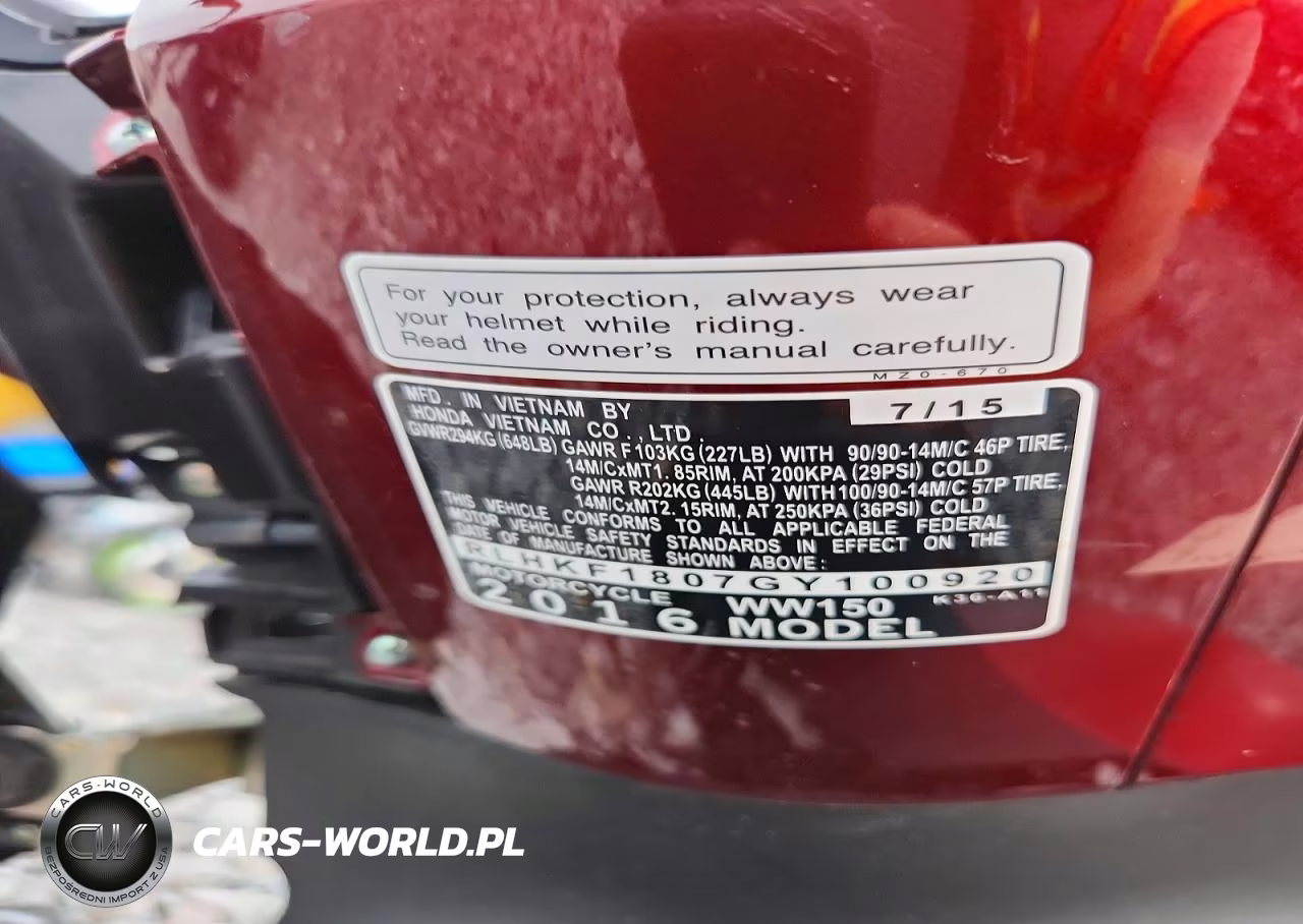 2016 Honda Pcx 150 VIN:RLHKF1807GY100920 - 9