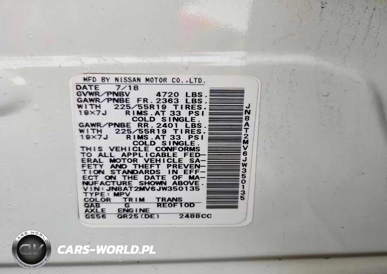 2018 Nissan Rogue Sl VIN:JN8AT2MV6JW350135 - 12