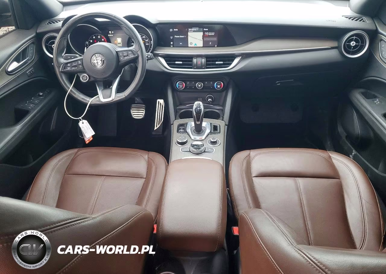2022 Alfa Romeo Stelvio Ti VIN:ZASPAKBN5N7D33090 - 8