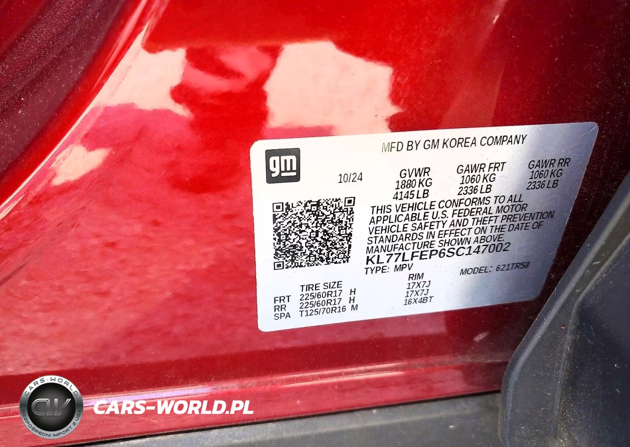 2025 Chevrolet Trax Ls VIN:KL77LFEP6SC147002 - 14