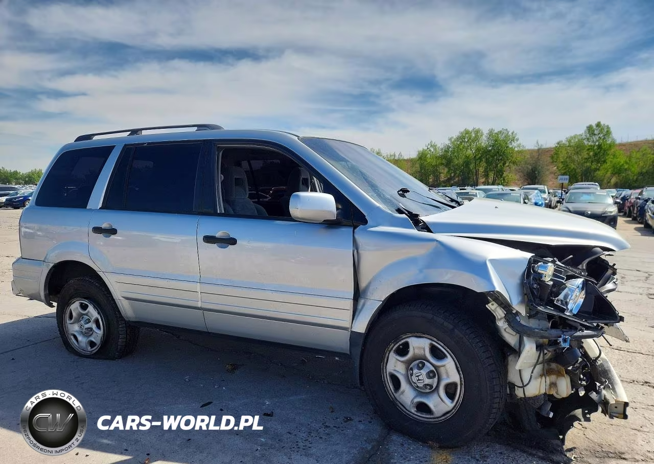 2005 Honda Pilot Ex VIN:2HKYF18475H516798 - 4