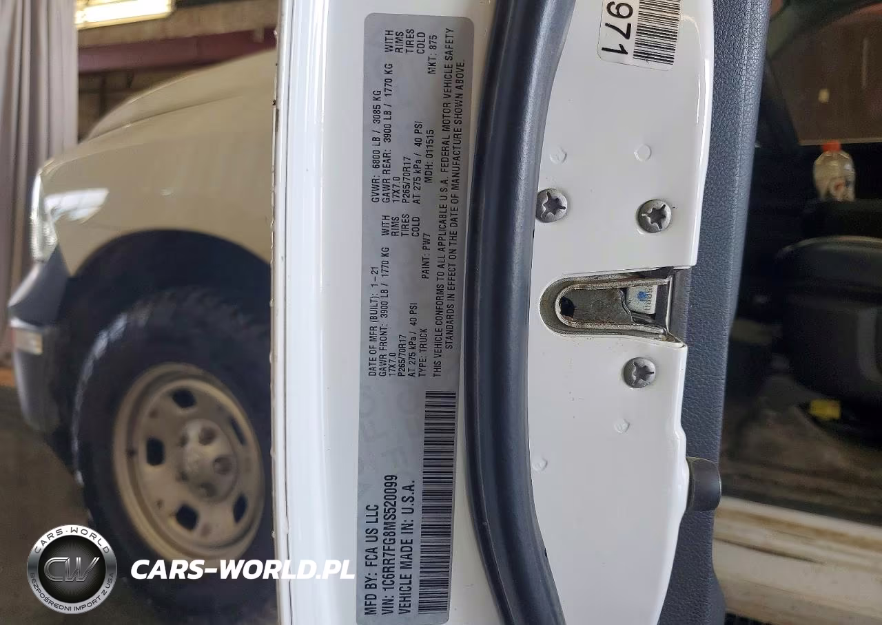 2021 Ram 1500 Classic Tradesman VIN:1C6RR7FG8MS520099 - 13