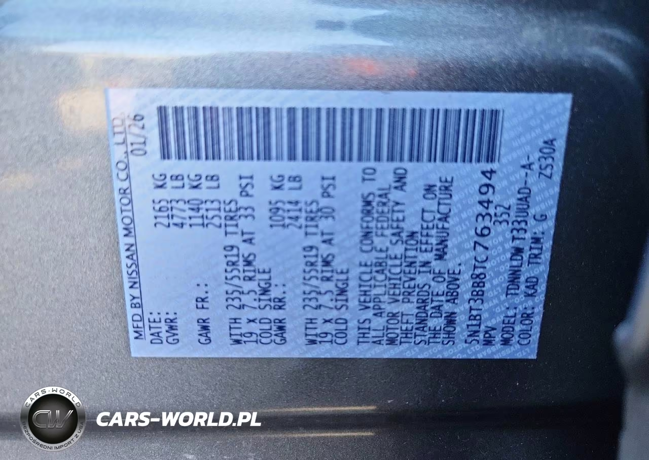 2026 Nissan Rogue Dark Armor VIN:5N1BT3BB8TC763494 - 13