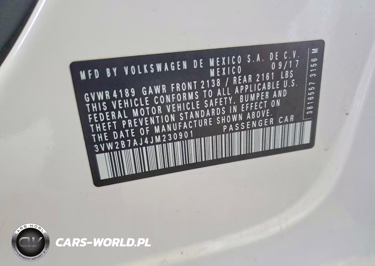 2018 Volkswagen Jetta S VIN:3VW2B7AJ4JM230901 - 13