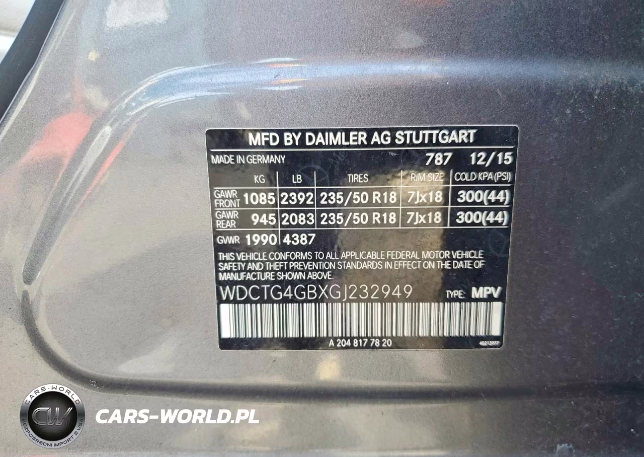 2016 Mercedes-Benz Gla 250 4Matic VIN:WDCTG4GBXGJ232949 - 13