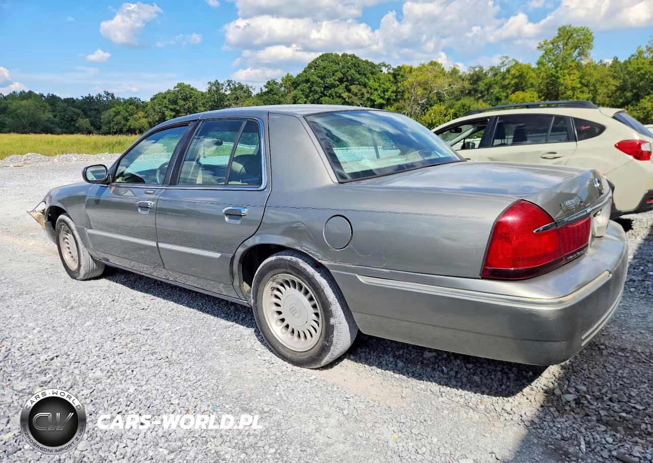 2001 Mercury Grand Marquis Ls VIN:2MEFM75W21X619740 - 2