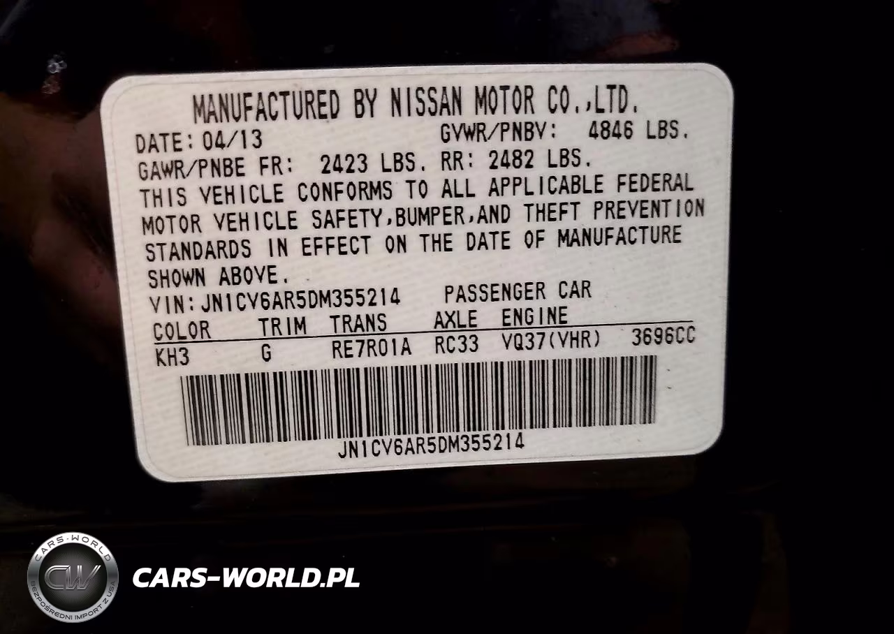 2013 Infiniti G37 Sedan X VIN:JN1CV6AR5DM355214 - 12