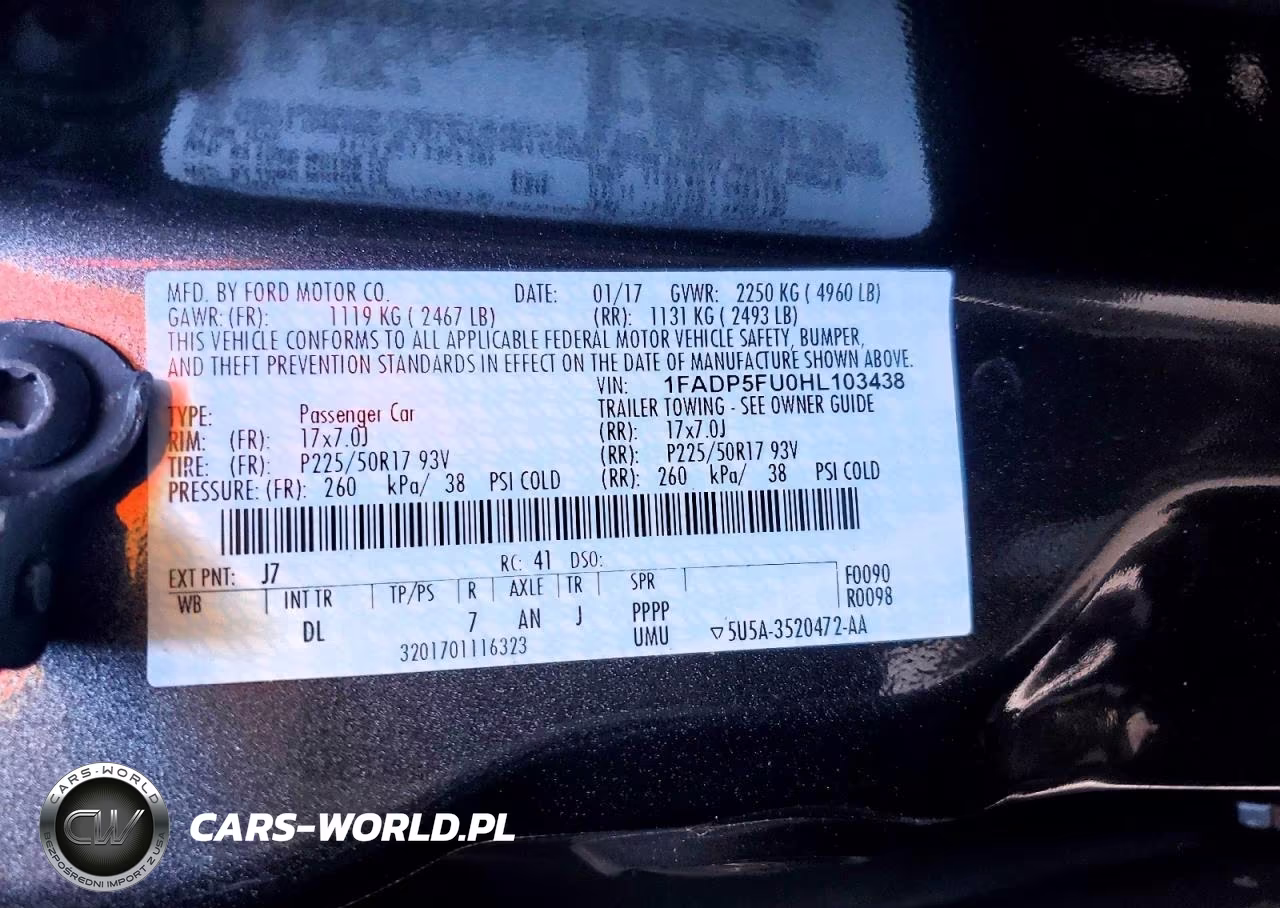 2017 Ford C-Max Titanium VIN:1FADP5FU0HL103438 - 13