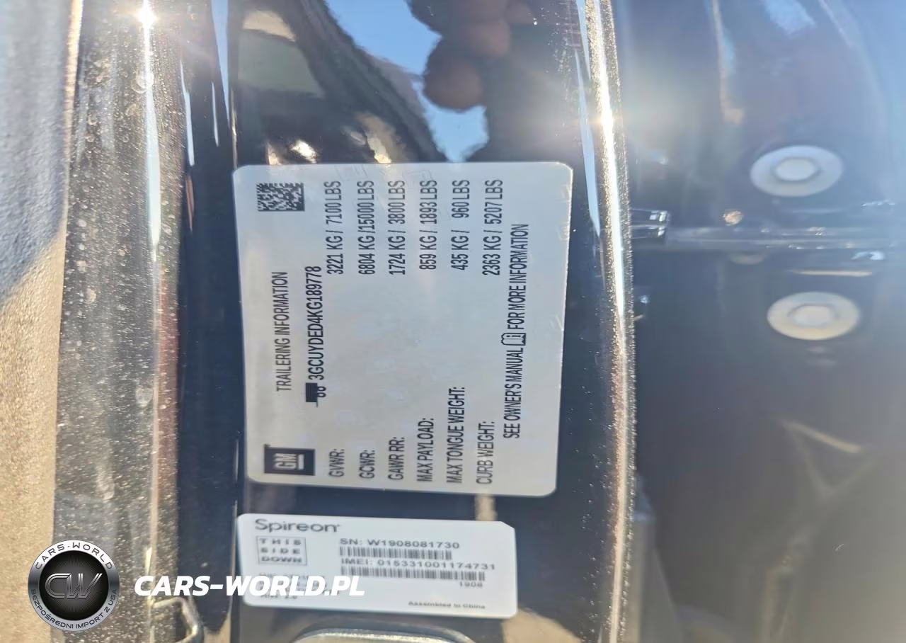 2019 Chevrolet Silverado K1500 Lt VIN:3GCUYDED4KG189778 - 12