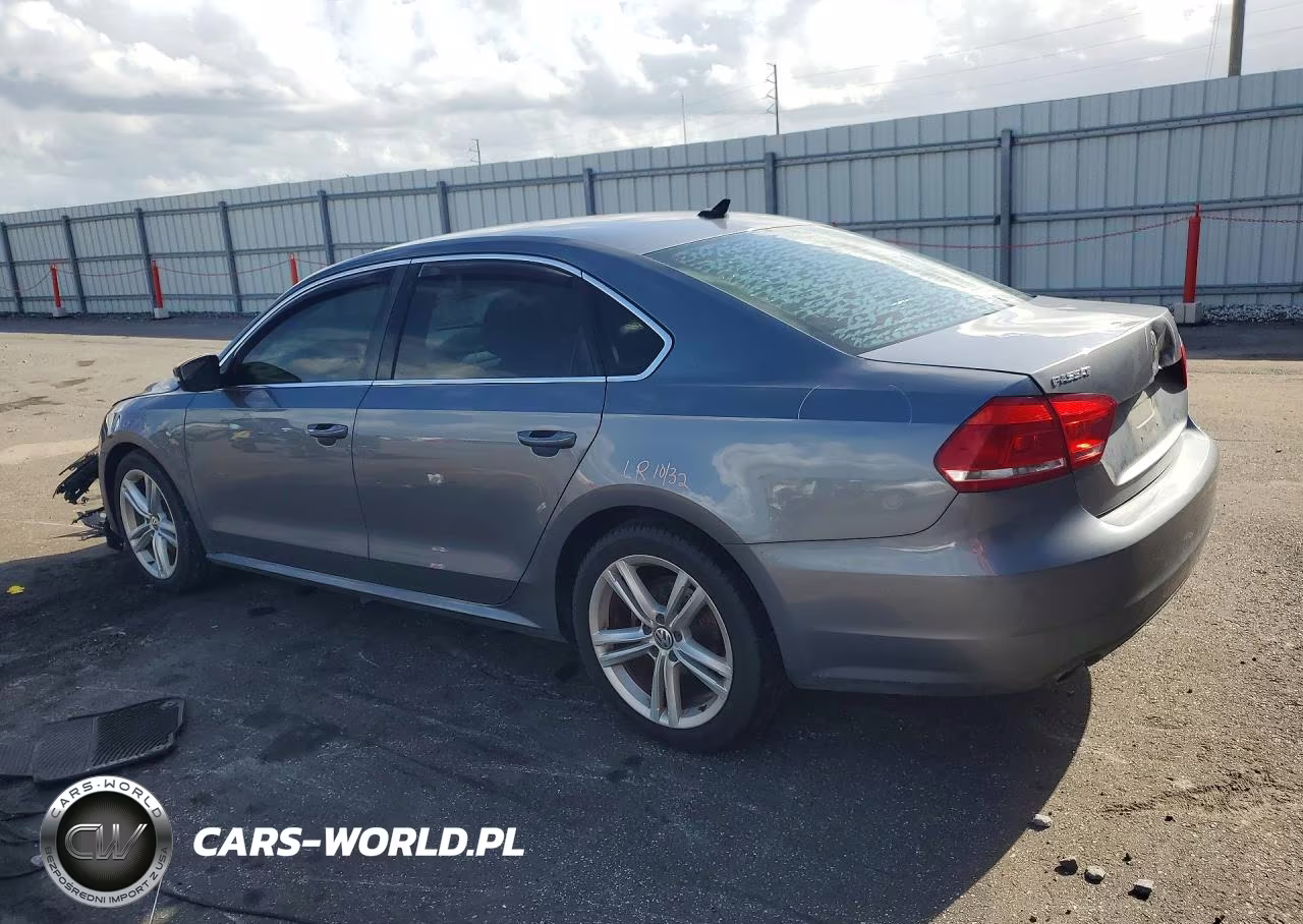 2015 Volkswagen Passat Se VIN:1VWBV7A32FC032139 - 2