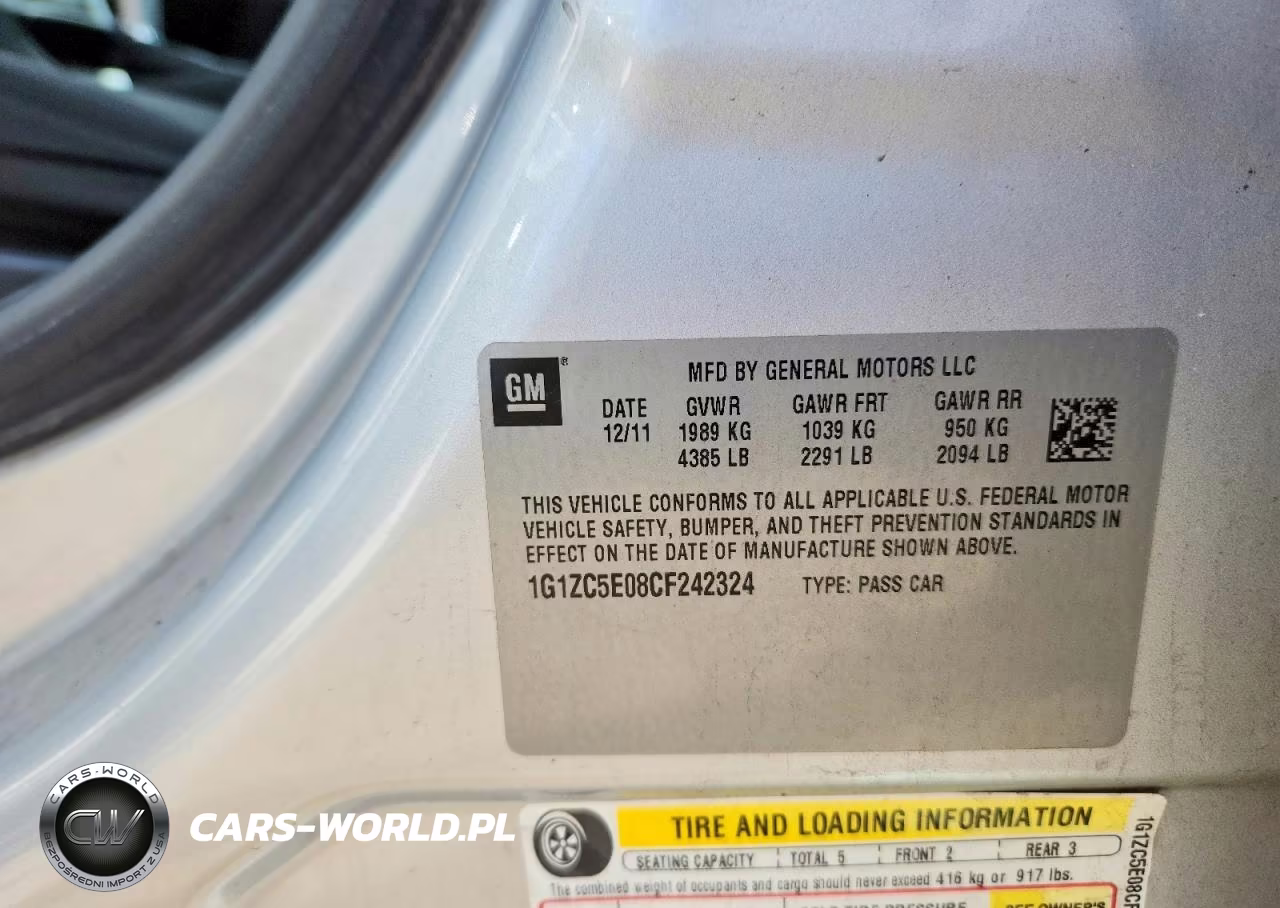 2012 Chevrolet Malibu 1Lt VIN:1G1ZC5E08CF242324 - 12
