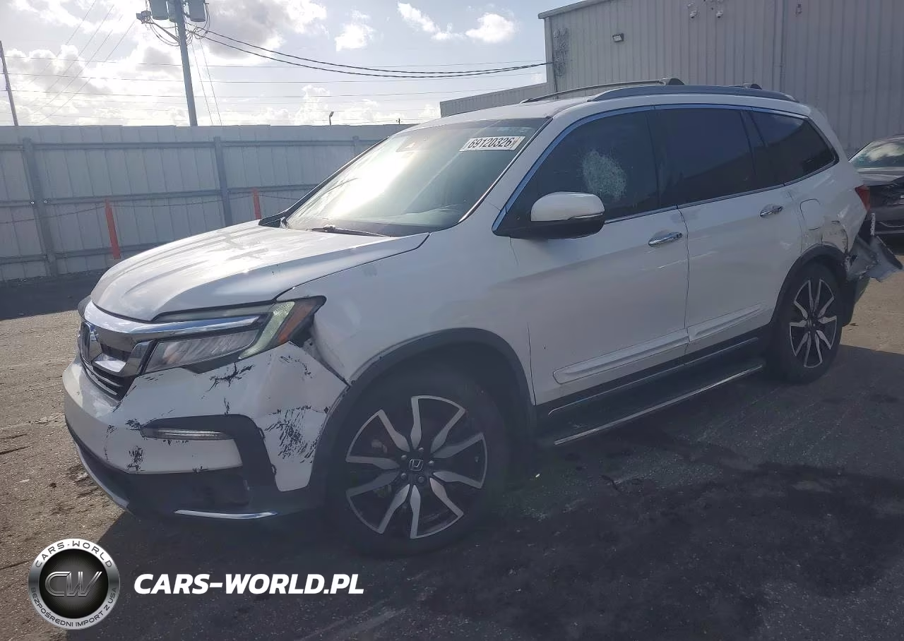 2021 Honda Pilot Touring VIN:5FNYF6H97MB033785 - 1