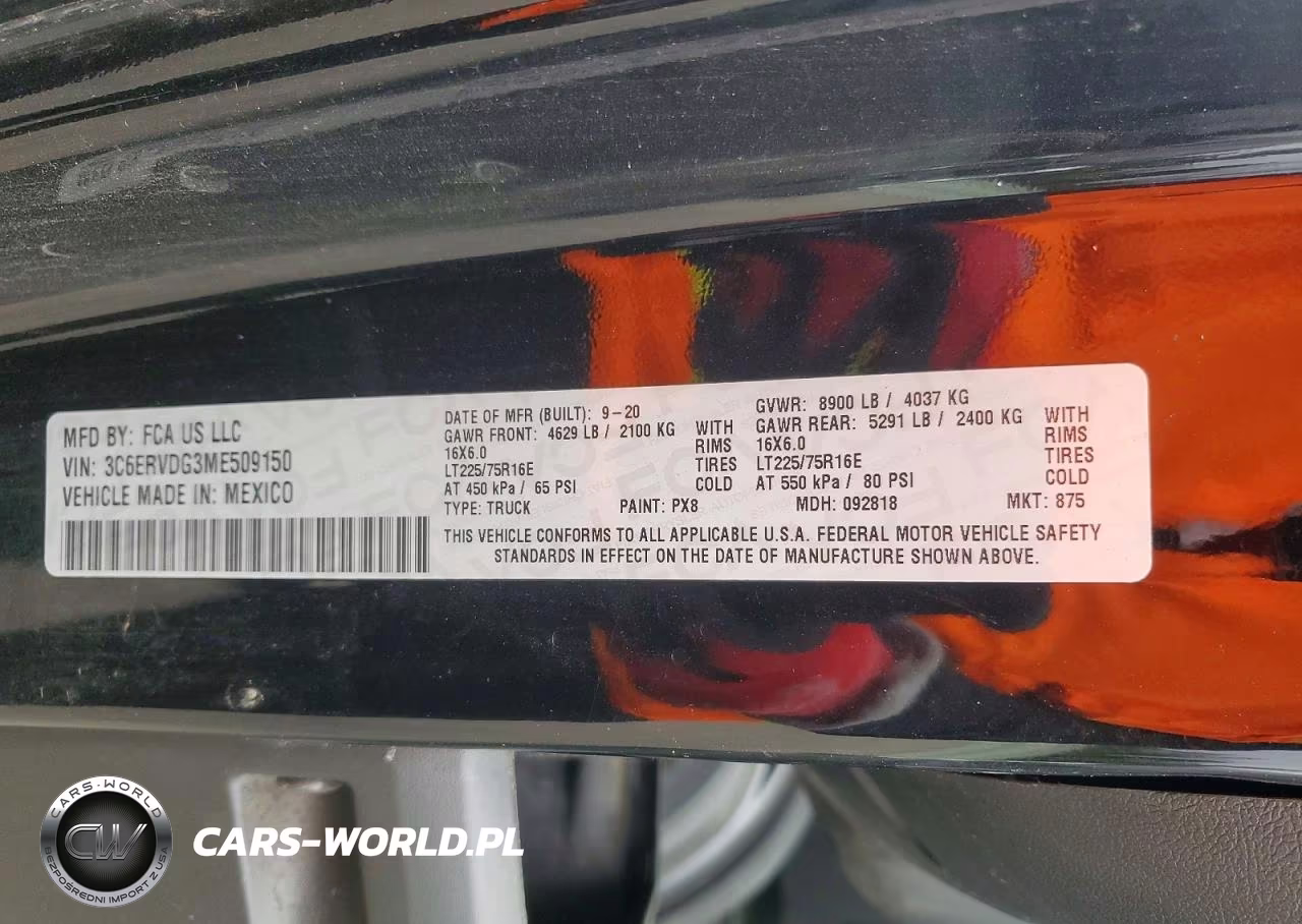 2021 Ram Promaster 2500 2500 High VIN:3C6ERVDG3ME509150 - 13
