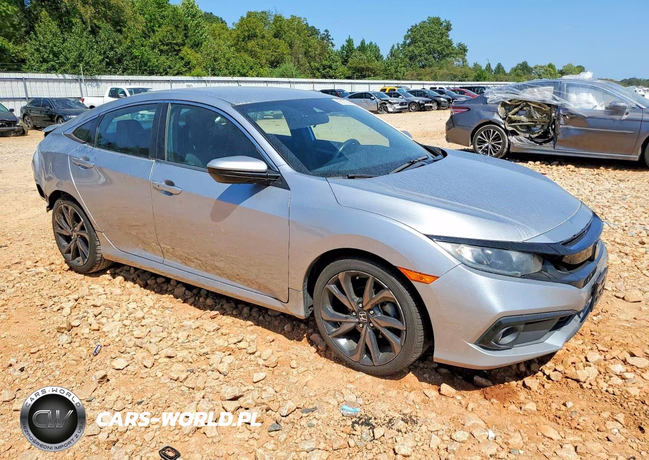 2019 Honda Civic Sport VIN:19XFC2E8XKE015398 - 4