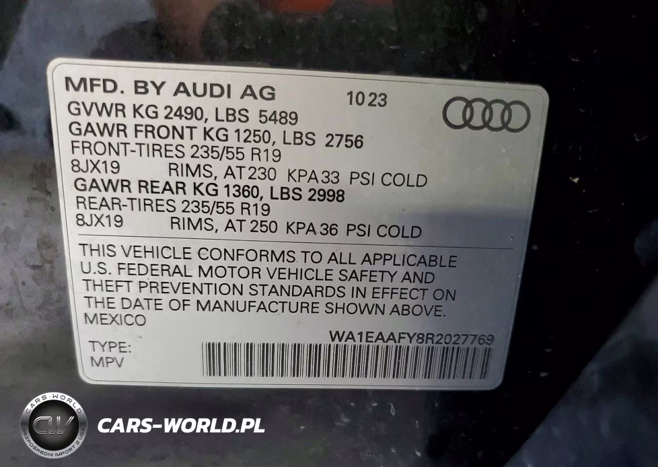 2024 Audi Q5 Premium Plus 45 VIN:WA1EAAFY8R2027769 - 13