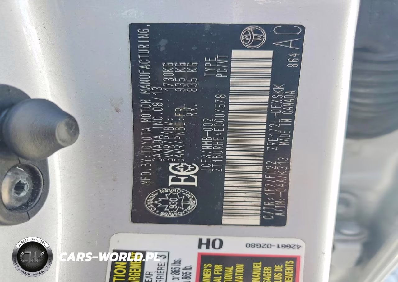 2014 Toyota Corolla L VIN:2T1BURHE4EC007578 - 12