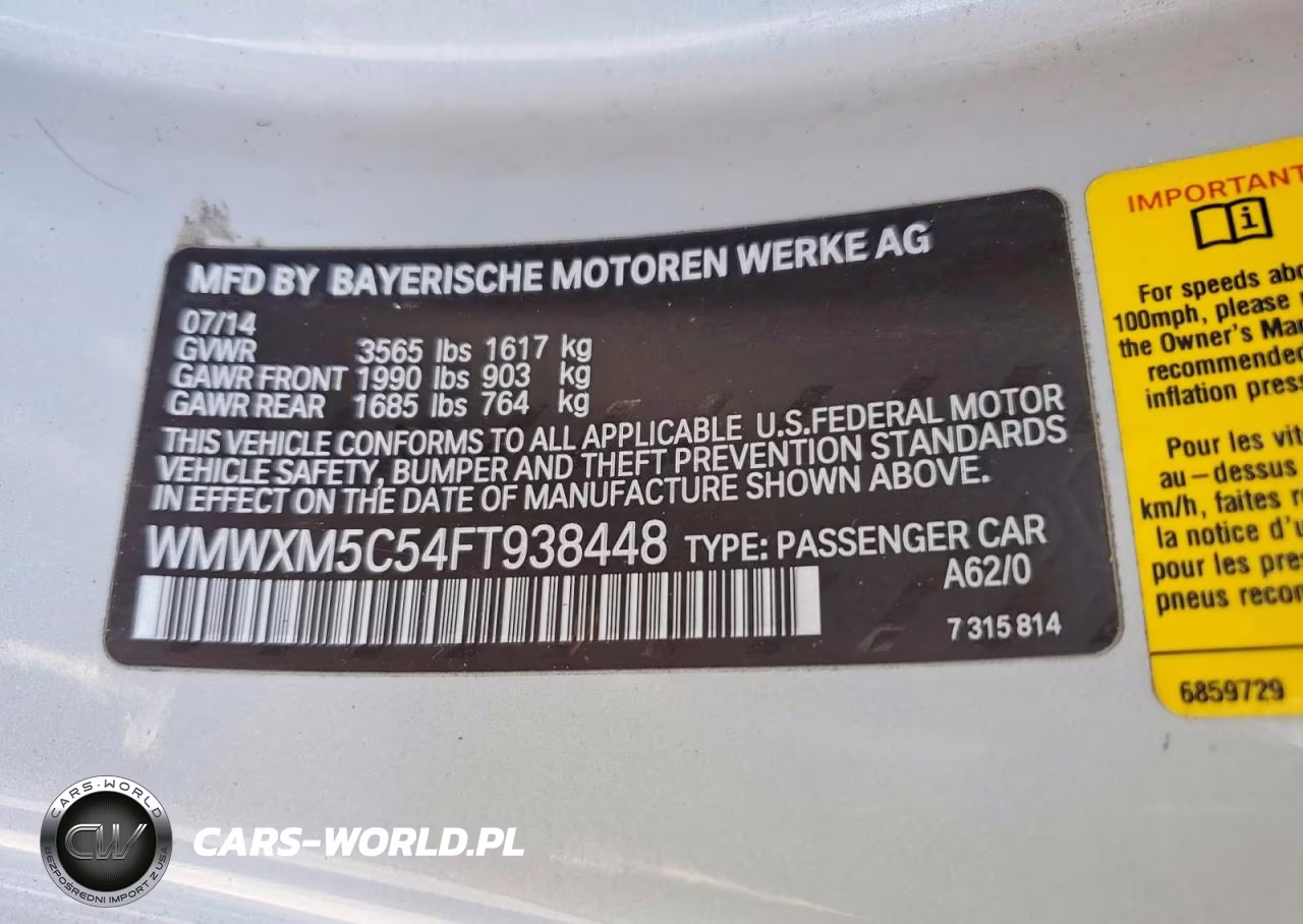 2015 Mini Cooper VIN:WMWXM5C54FT938448 - 12