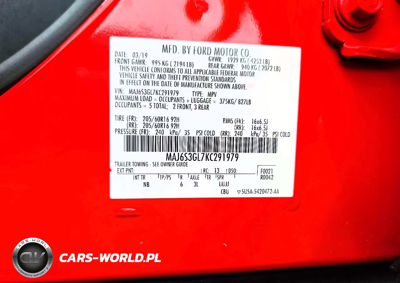 2019 Ford Ecosport Se VIN:MAJ6S3GL7KC291979 - 13