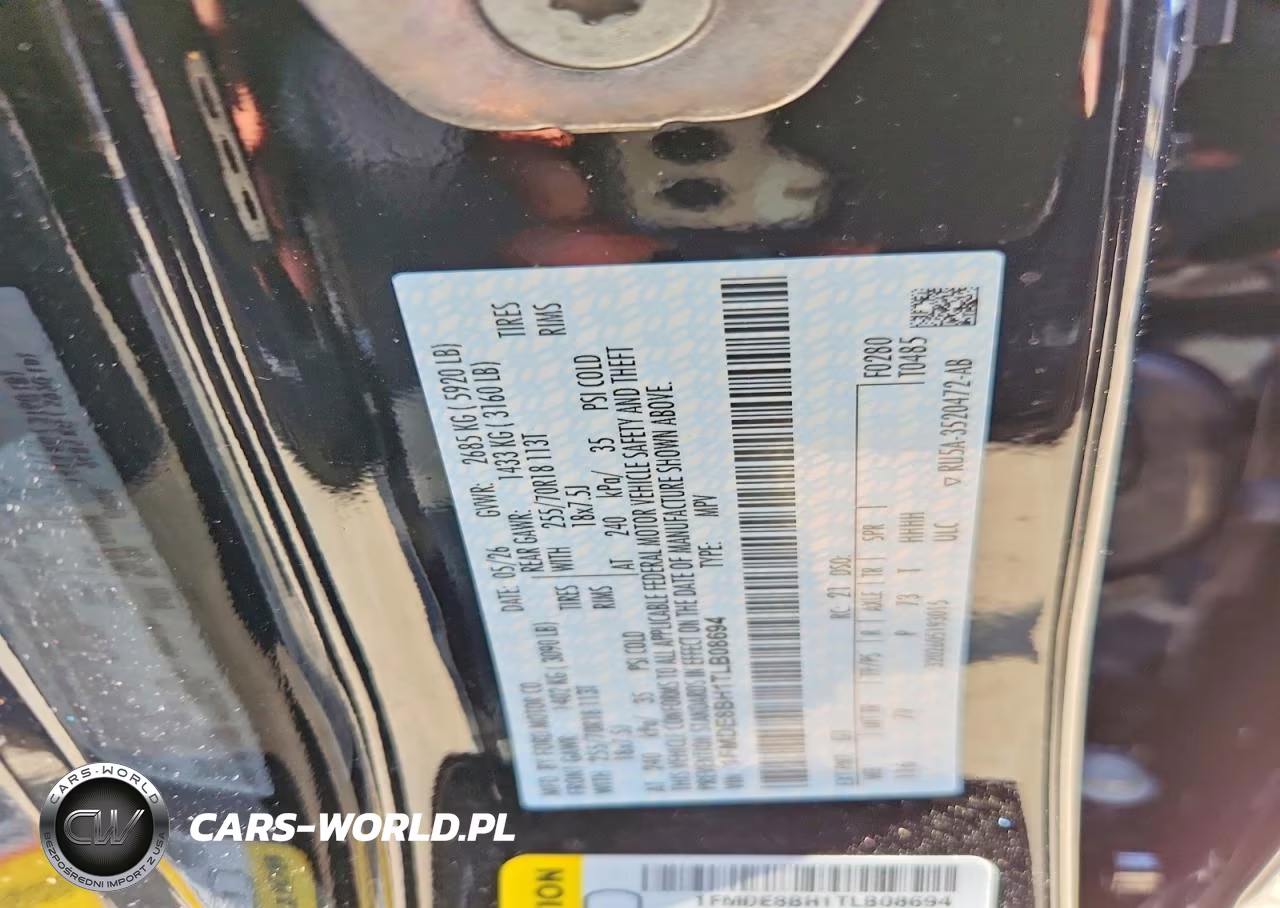 2026 Ford Bronco Outer Banks VIN:1FMDE8BH1TLB08694 - 14