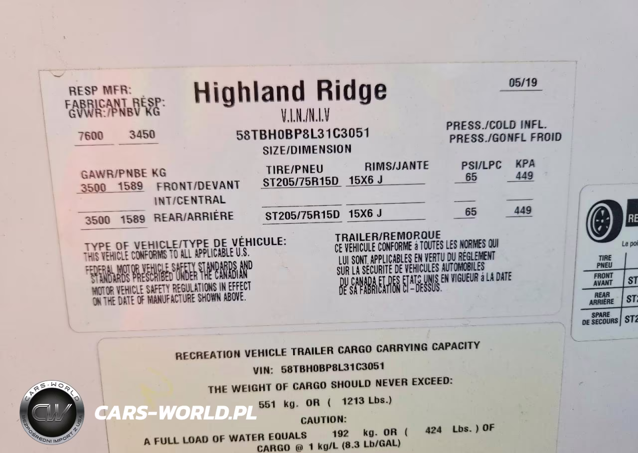 2020 Highland Ridge Mesa Ridge Camper VIN:58TBH0BP8L31C3051 - 10