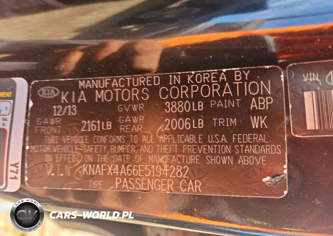 2014 Kia Forte Lx VIN:KNAFX4A66E5194282 - 12