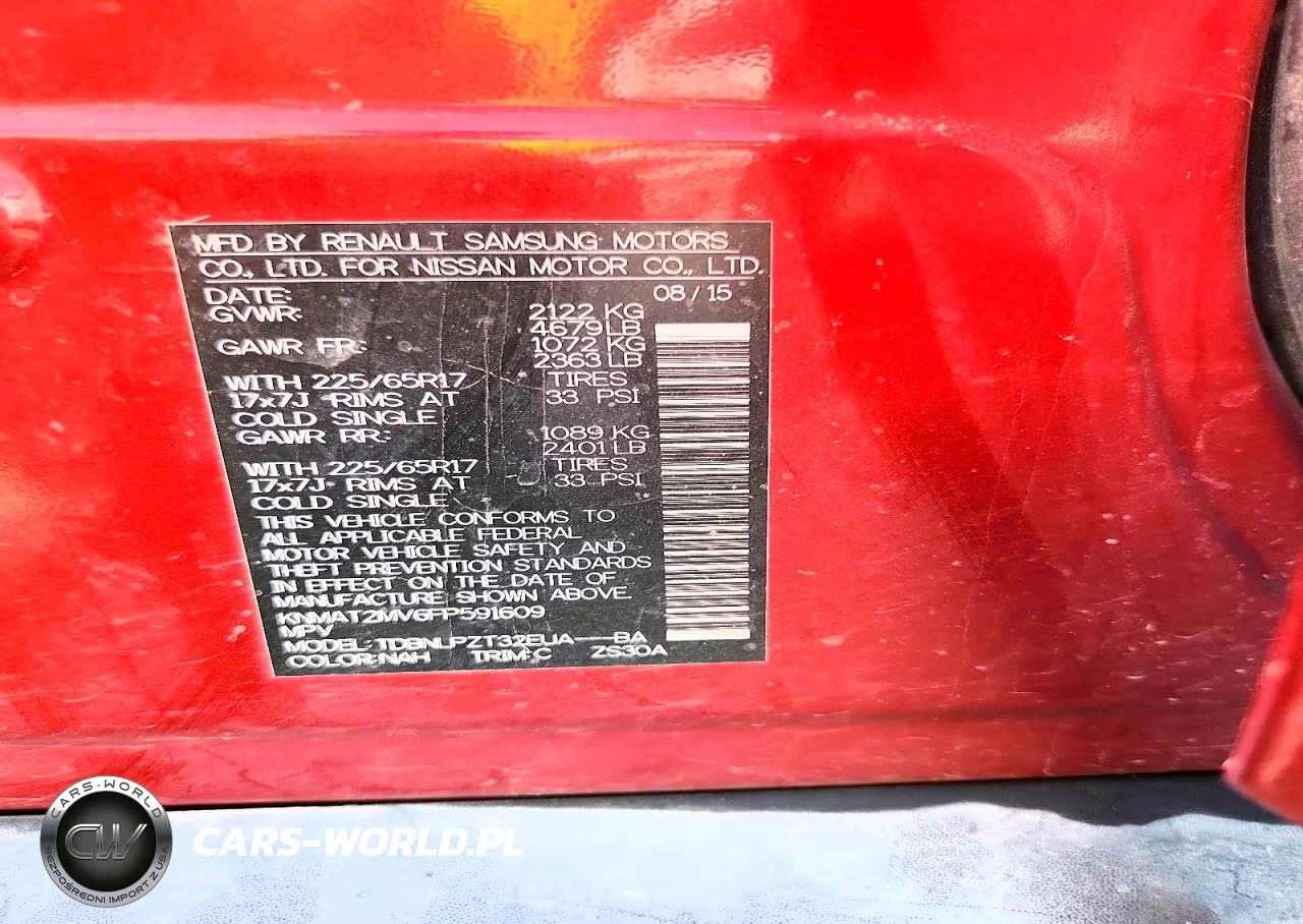 2015 Nissan Rogue S VIN:KNMAT2MV6FP591609 - 12