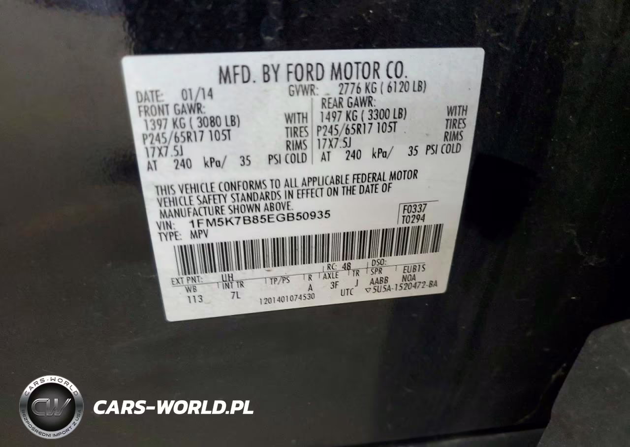 2014 Ford Explorer VIN:1FM5K7B85EGB50935 - 13