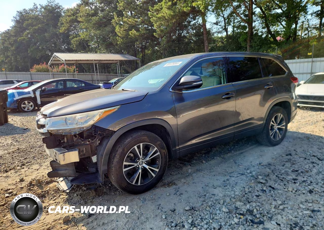 2017 Toyota Highlander Le VIN:5TDZARFH2HS030227 - 1