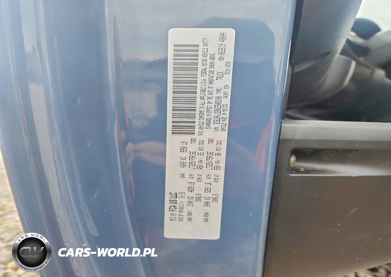 2019 Ram Promaster 3500 Delivery Van VIN:3C6URVJG5KE549100 - 13