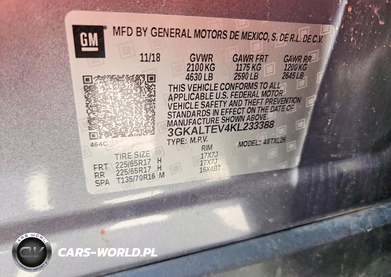 2019 GMC Terrain Sle VIN:3GKALTEV4KL233388 - 13