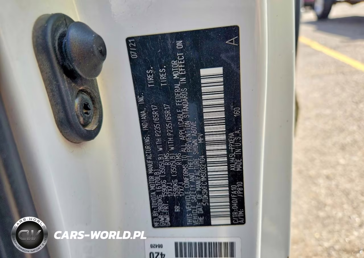 2021 Toyota Sienna Le VIN:5TDKSKFC1MS032104 - 13