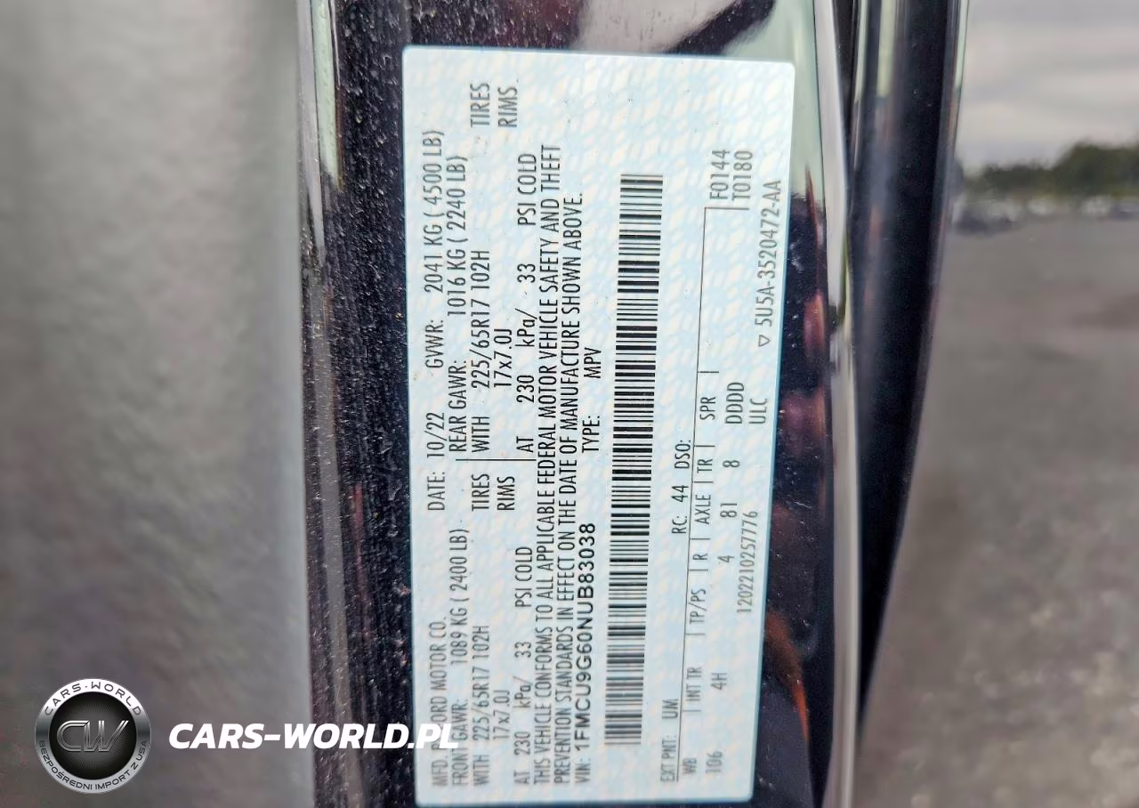 2022 Ford Escape Se VIN:1FMCU9G60NUB83038 - 13