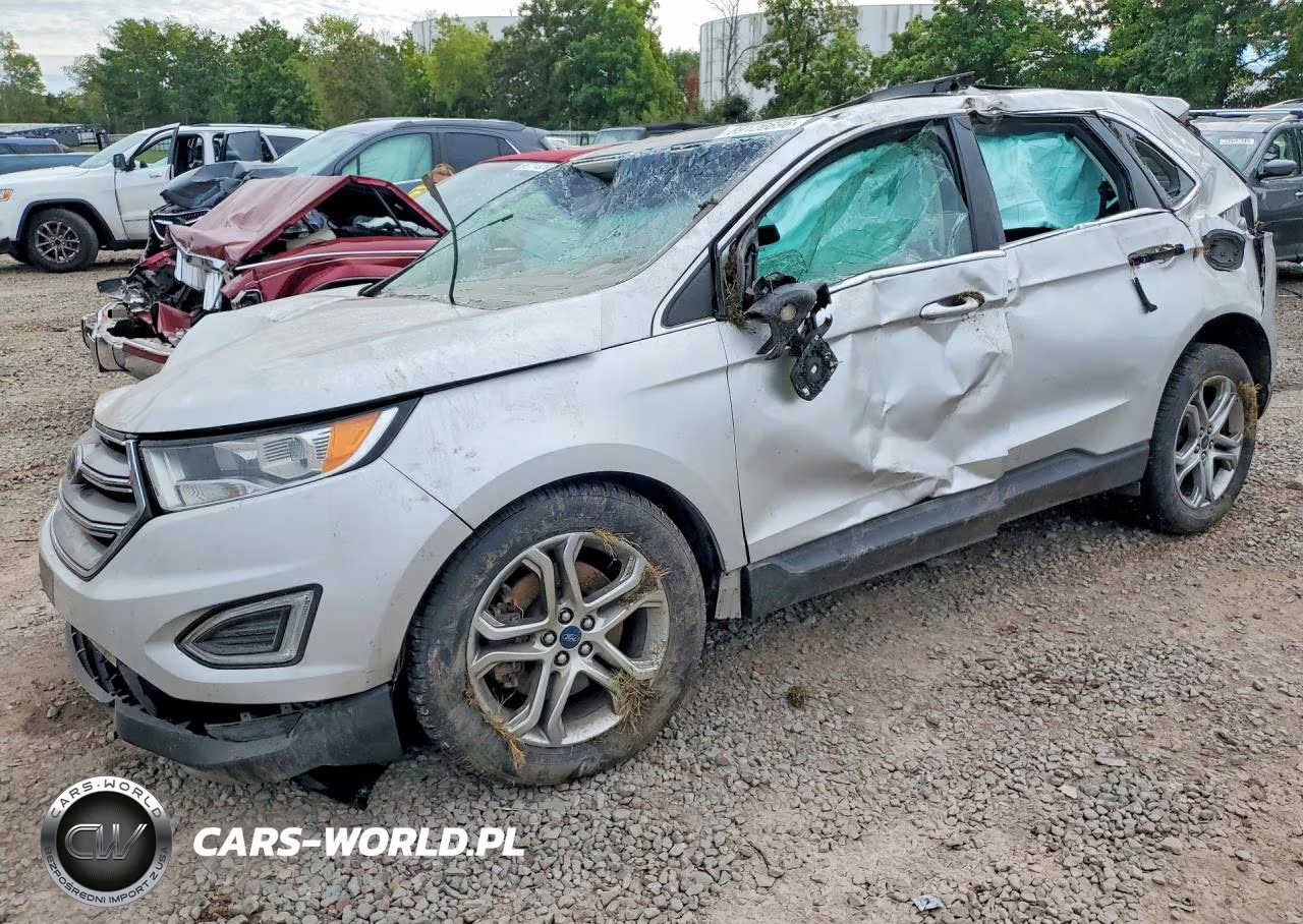 2017 Ford Edge Titanium VIN:2FMPK4K90HBB11990 - 1