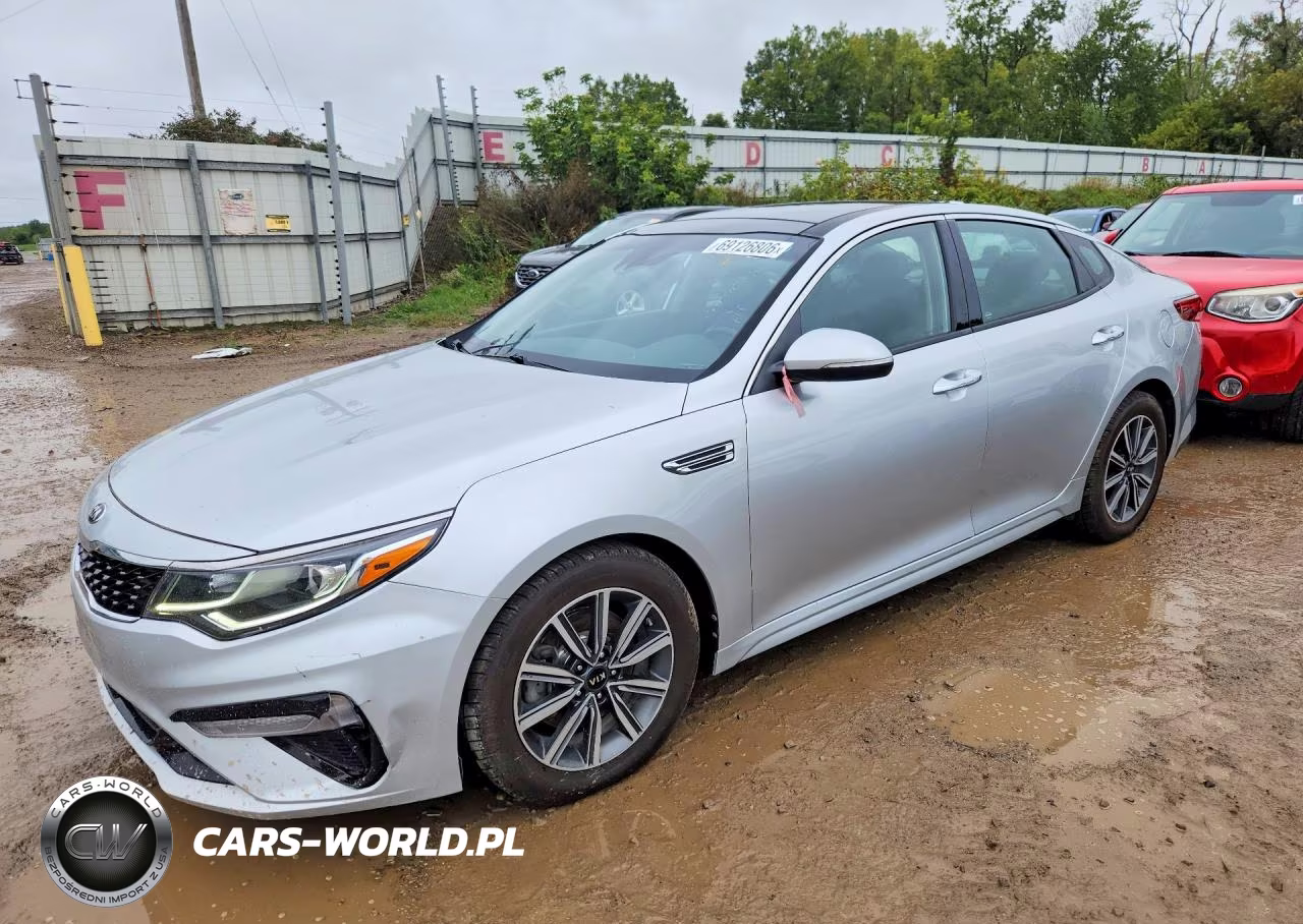 2019 Kia Optima Ex VIN:5XXGU4L1XKG340076 - 1