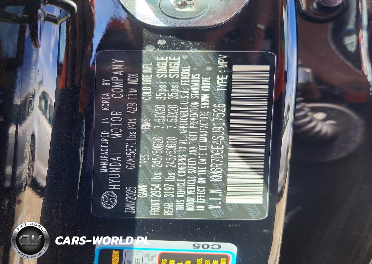 2025 Hyundai Palisade Calligraphy VIN:KM8R7DGE4SU917526 - 14