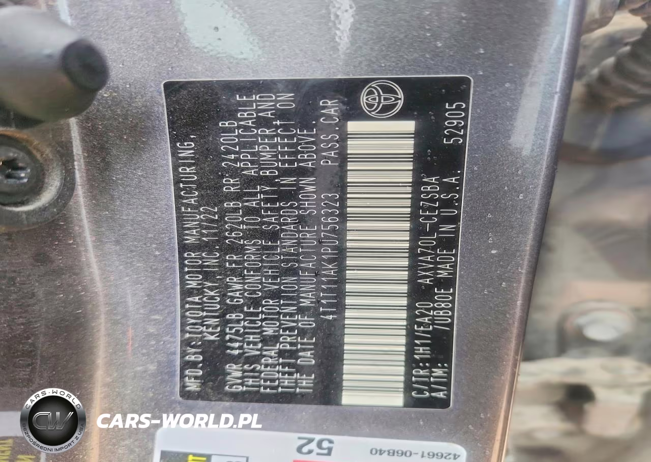 2023 Toyota Camry Se VIN:4T1T11AK1PU756323 - 12
