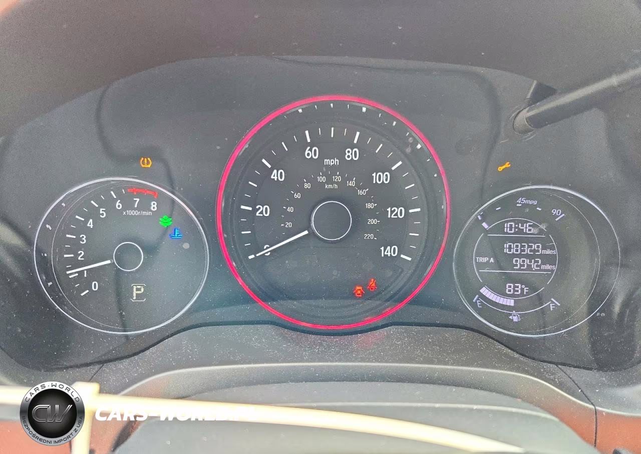 2020 Honda Hr-V Lx VIN:3CZRU5H33LM712294 - 9